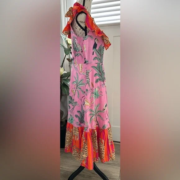 🌺 Cella & Flo Floral Fashion Dress – Size 2 🌺 - Picture 4 of 16